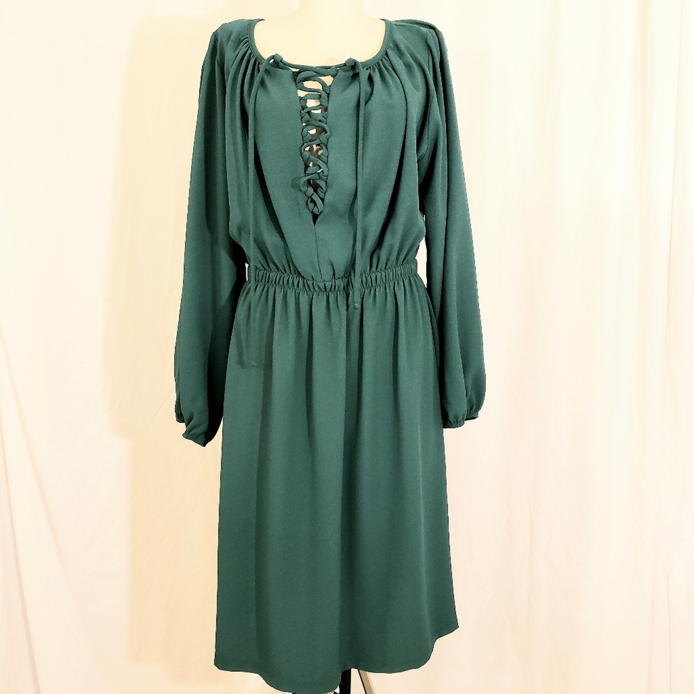 Melissa Masse Green Dress